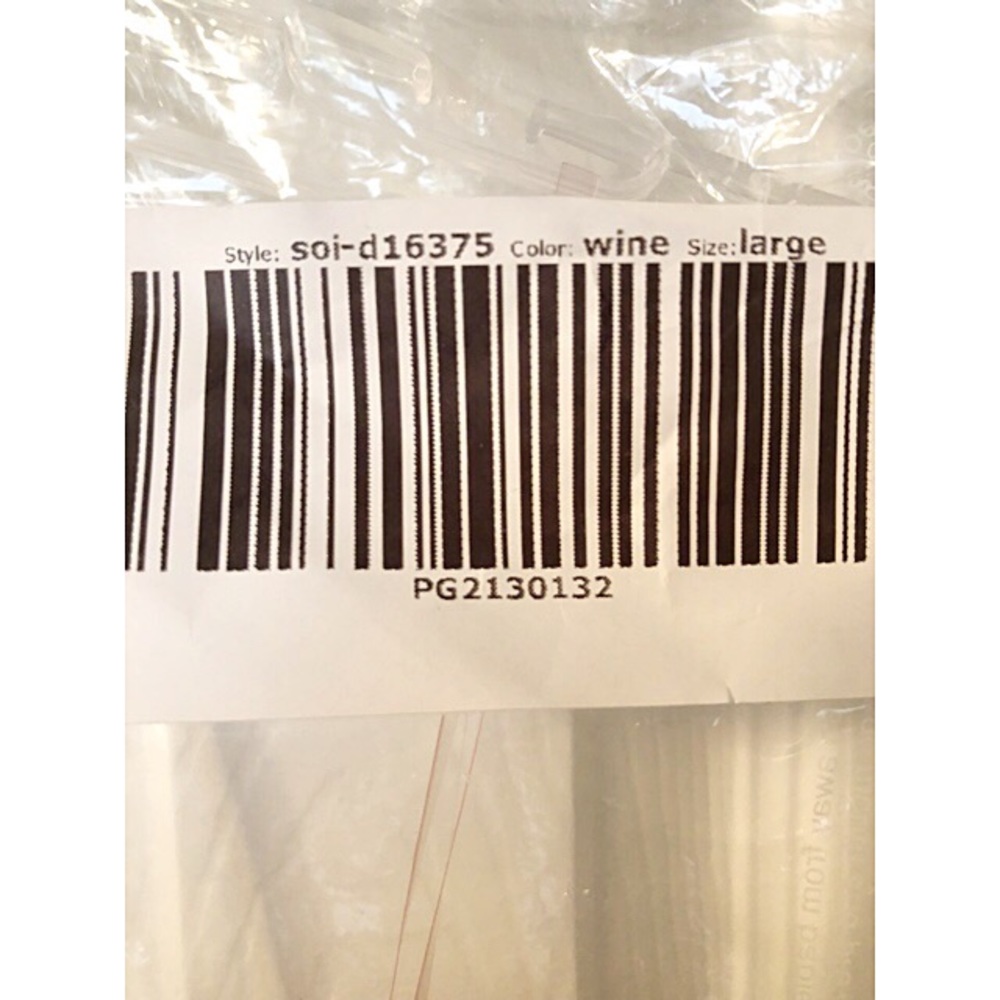 Burgandy off-shoulder long dress - Picture 5 of 6